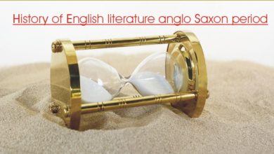 History of English literature anglo Saxon period