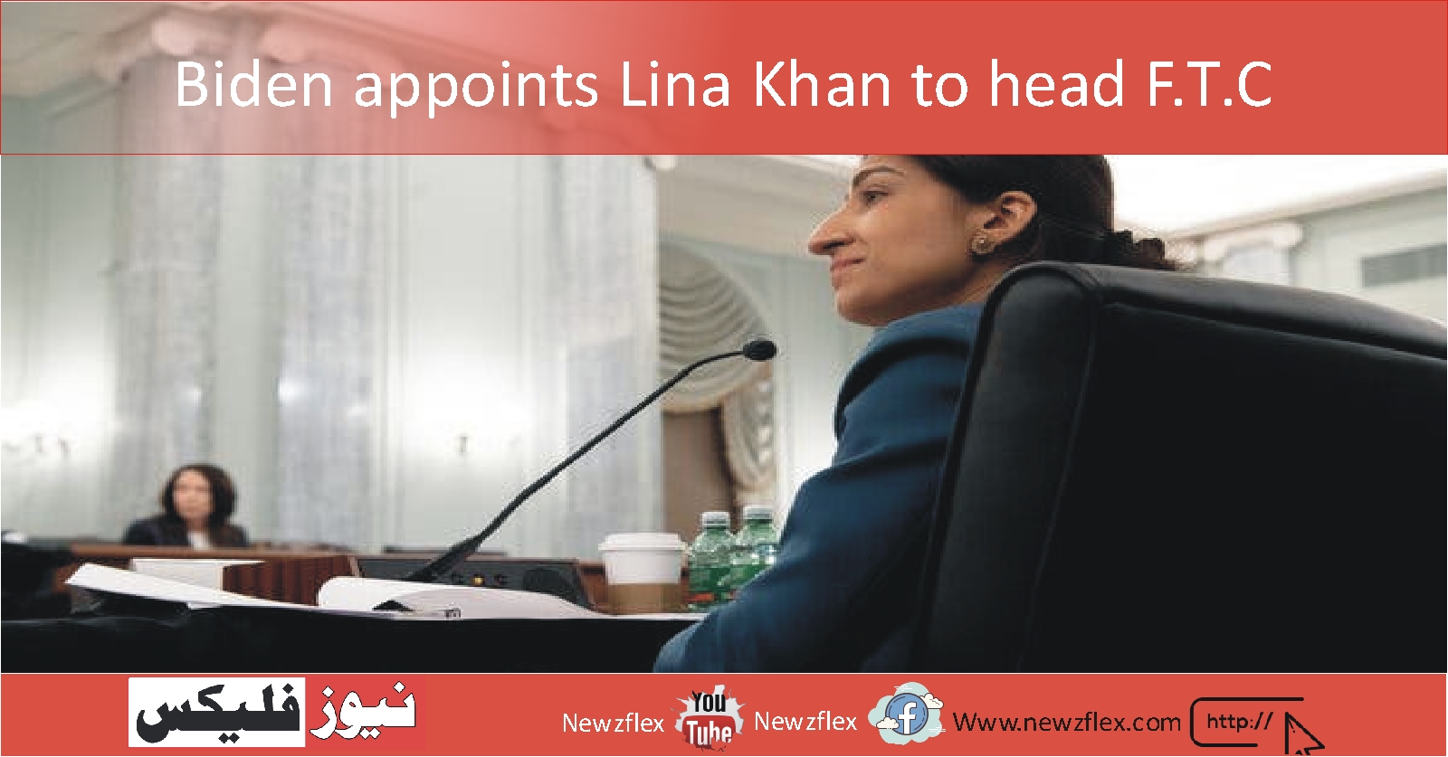 Biden appoints Lina Khan to head F.T.C