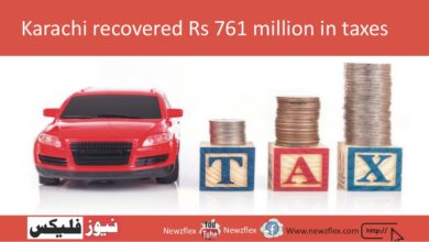 Karachi recovered Rs 761 million in motor vehicle taxes and Rs 120 million in property taxes in July
