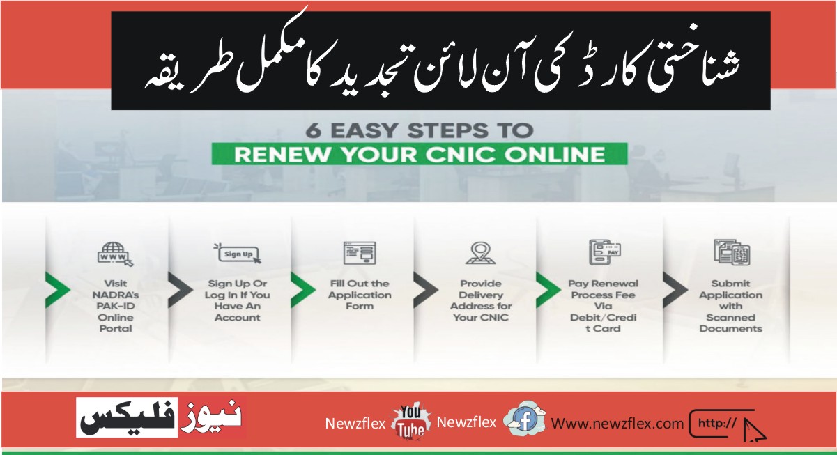 Step-by-step Guide to Renewing Your CNIC Online With NADRA