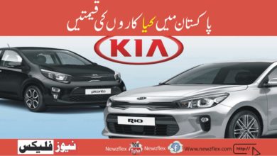 Kia cars in Pakistan in 2021