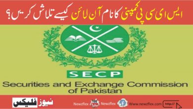 How to search SECP company name online