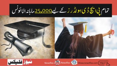 Monthly Allowance of Rs.25,000 for All PhD Holders Ordered by SHC