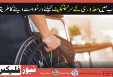 Procedure to Apply for Disability Certificate in Punjab
