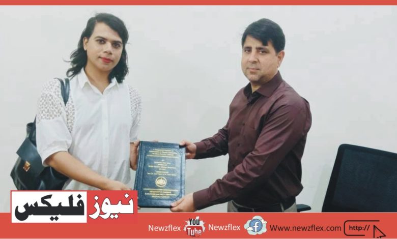 Pakistani Transgender Saro Imran Awarded M.Phil Degree