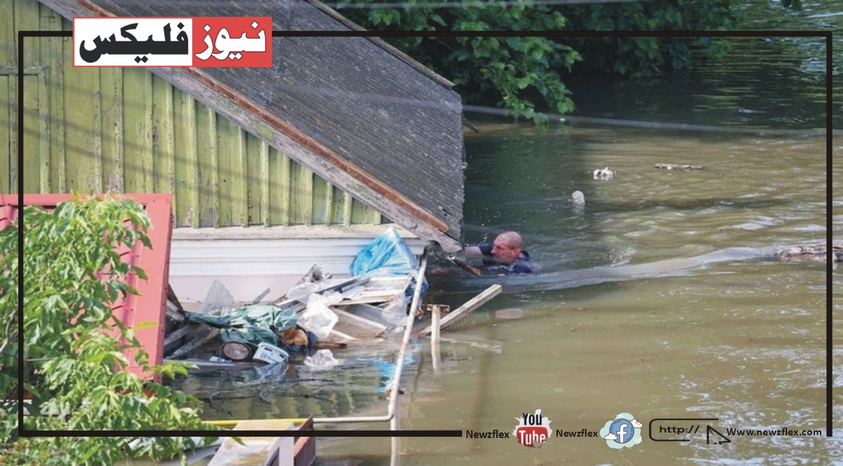 ڈیم ٹوٹنے کے بعد سیلابی پانی نے جنوبی یوکرین کے مزید علاقوں کو اپنی لپیٹ میں لے لیا